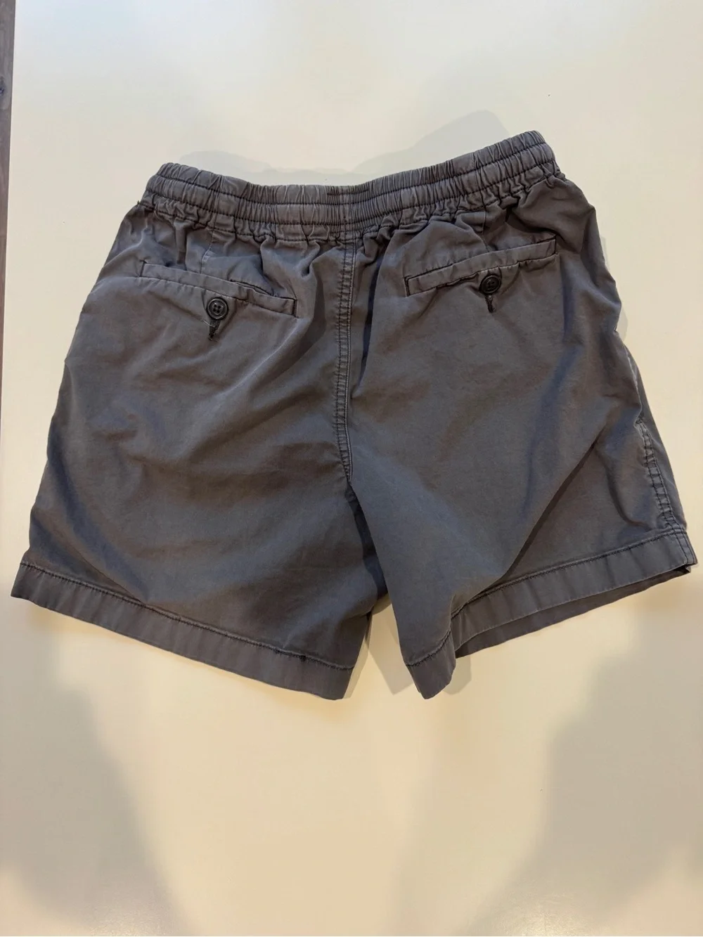 J. Crew Gray Elastic Waist Drawstring Men's Shorts